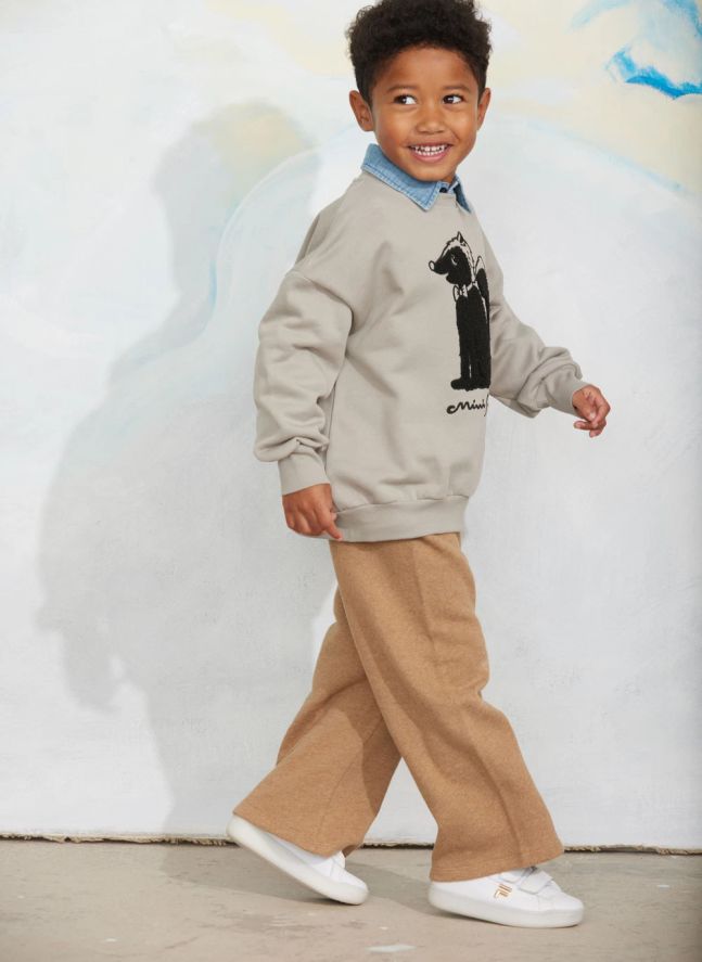 Jogger Panthère Coton Bio | Marron