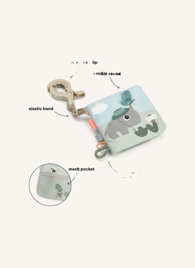 Tiny Trails Early Learning Book | Light blue