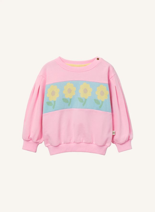 Sweat Fleurs - Exclusivité Smallable | Rose