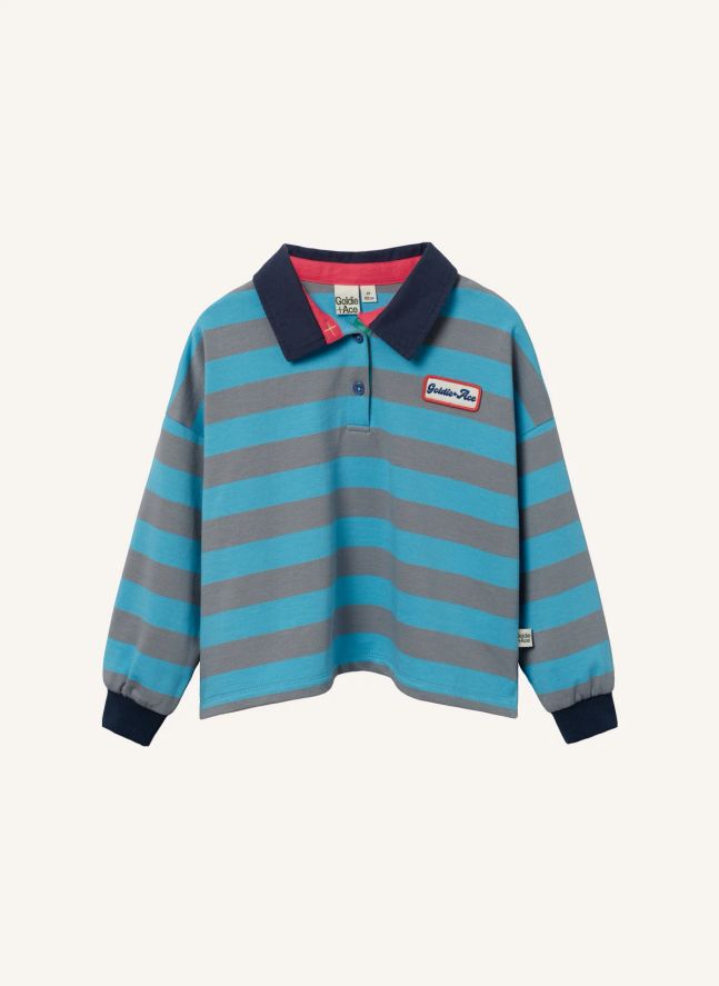 Polo Rugby Rayé - Exclusivité Smallable | Bleu