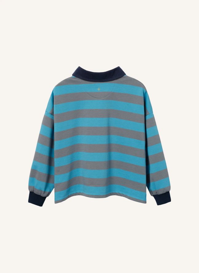 Polo Rugby Rayé - Exclusivité Smallable | Bleu
