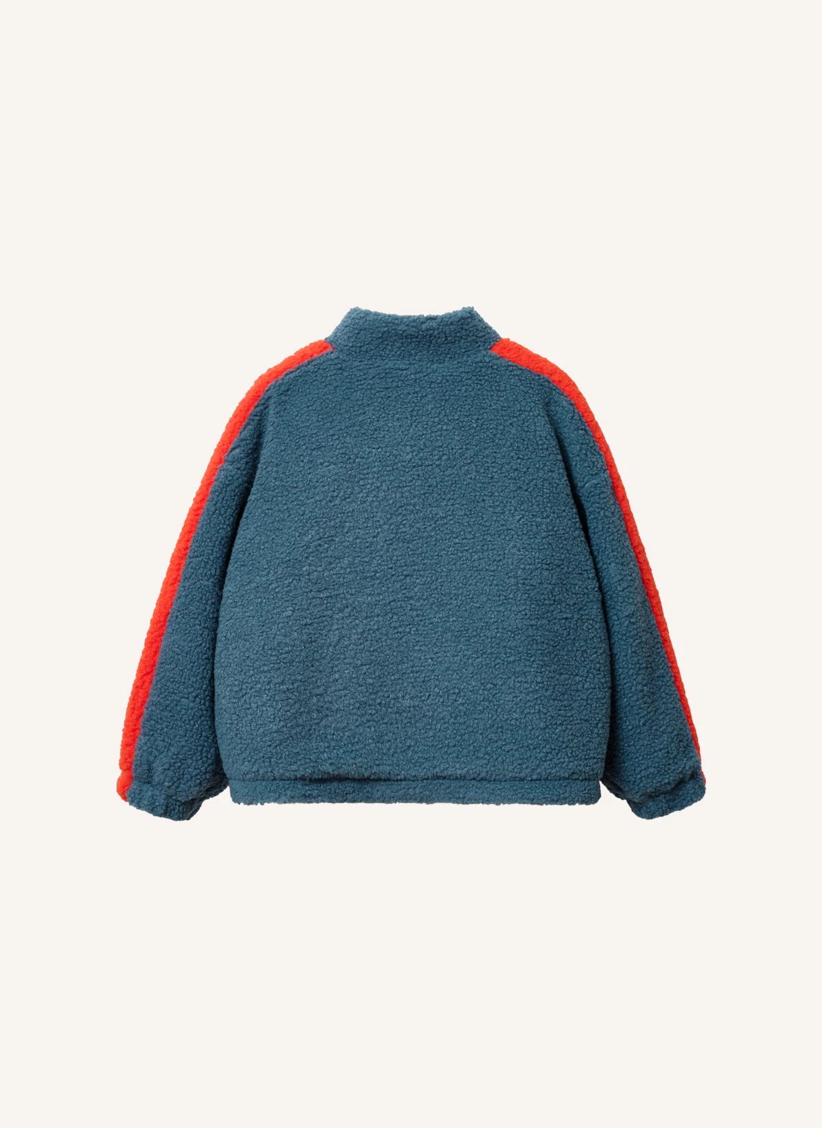 Veste Façon Sherpa Retro | Bleu- Image produit n°5