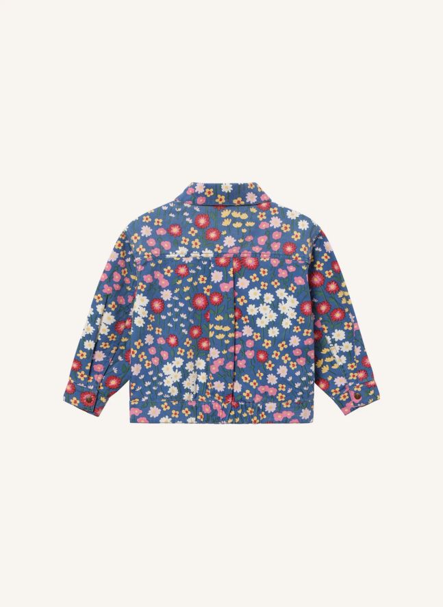 Veste Fleurie Denim | Bleu