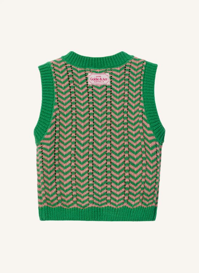 Gilet Sans Manches Sweet | Vert
