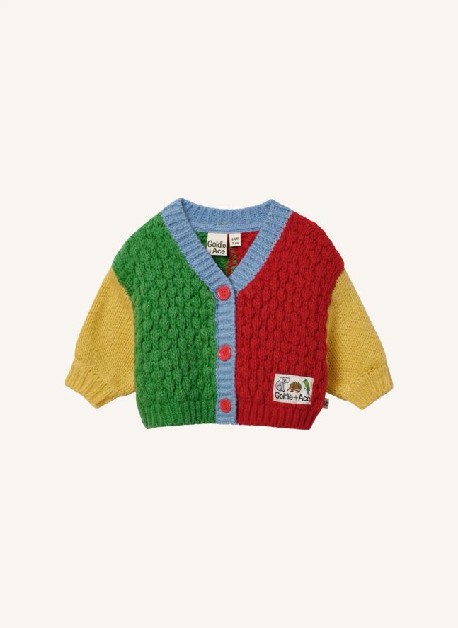 Cardigan Colorblock | Rouge