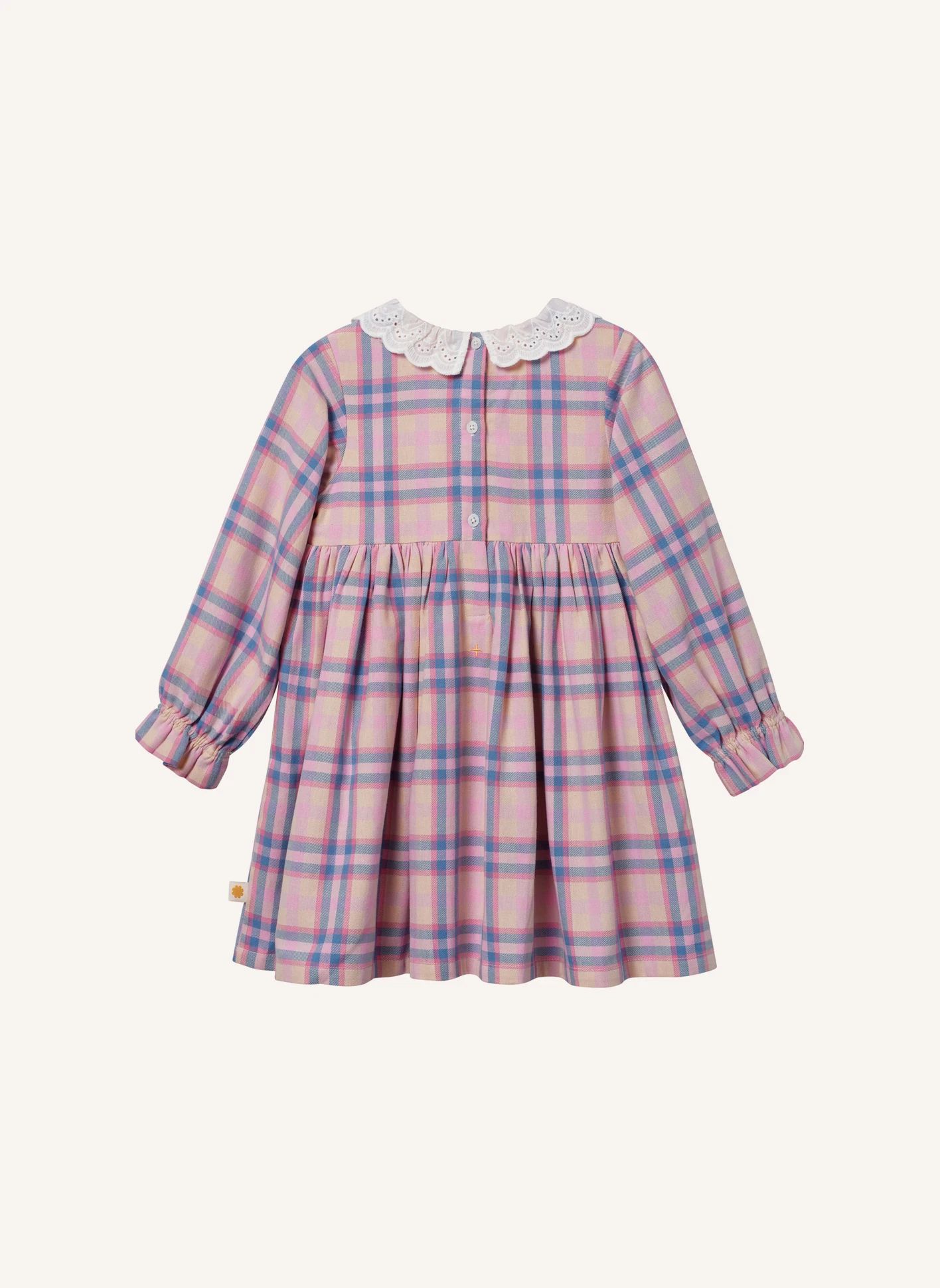 Robe Smockée Carreaux | Rose- Image produit n°7