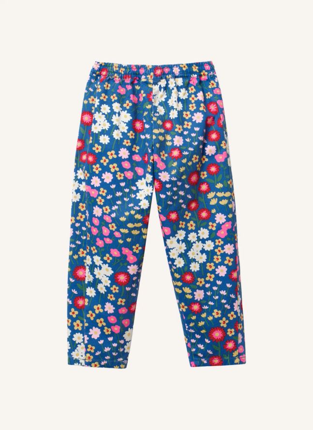 Pantalon Peony Fleuri | Bleu