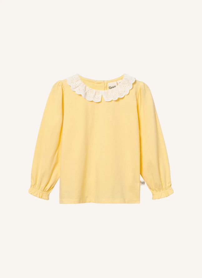Blouse Brodée | Jaune