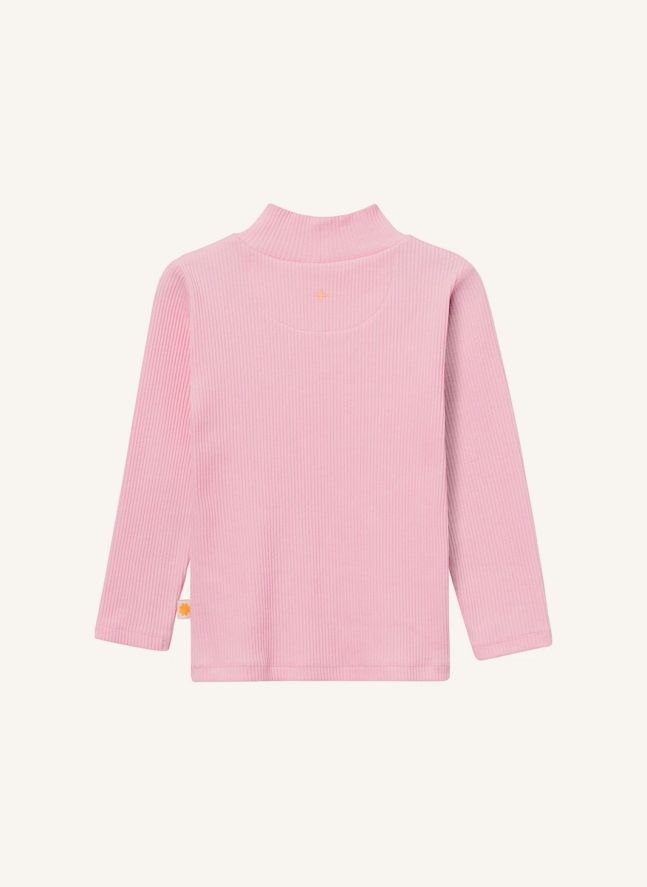 Col Roulé Côtelé Goldie | Rose