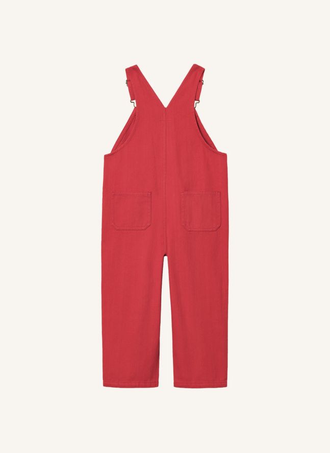 Salopette Austin Denim | Rouge