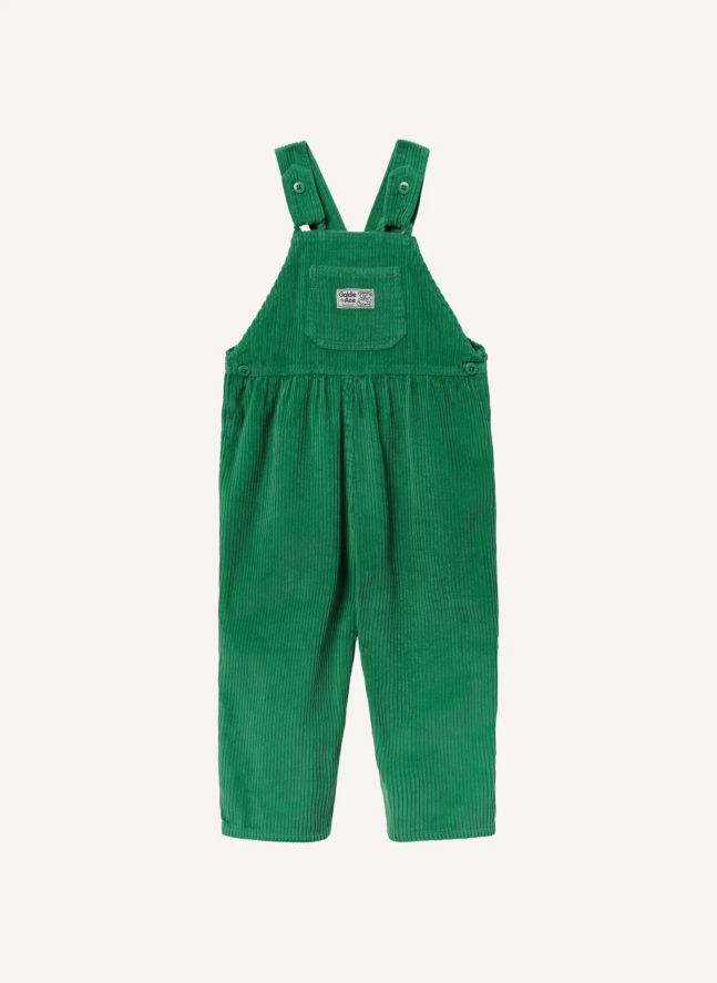 Salopette Velours Côtelé | Vert