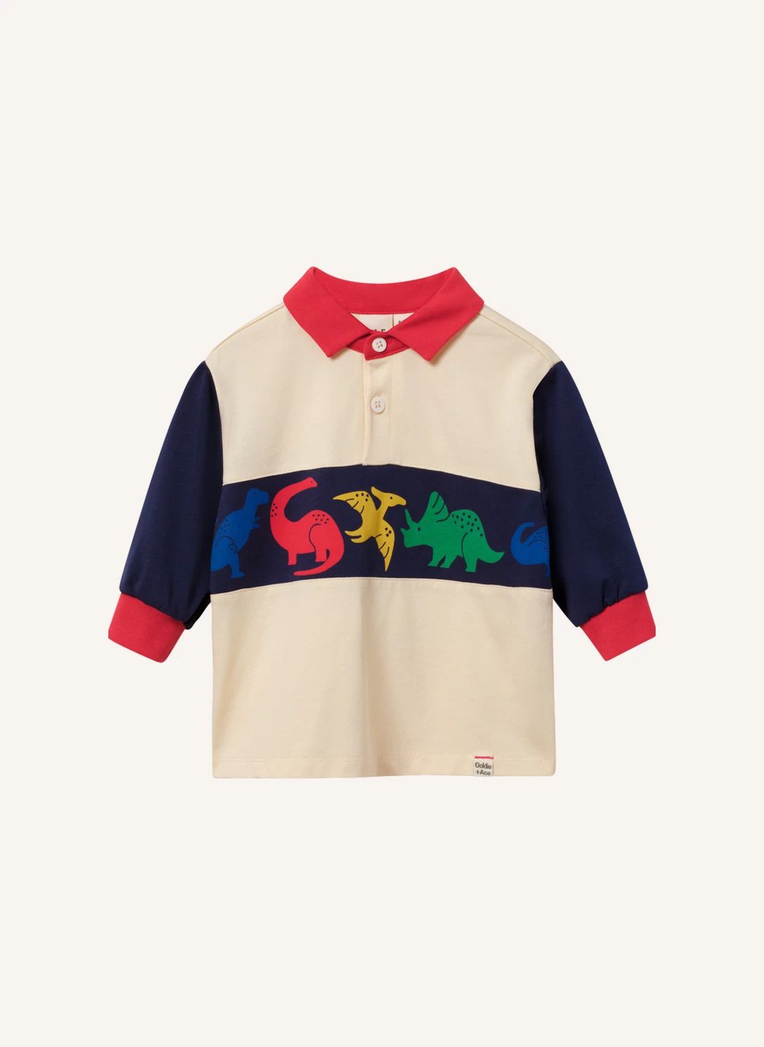 Polo Dinosaures | Bleu marine- Image produit n°0