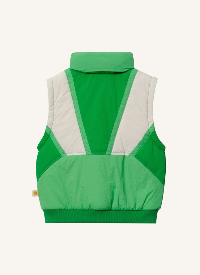 Blouson Manches Amovibles Retro | Vert