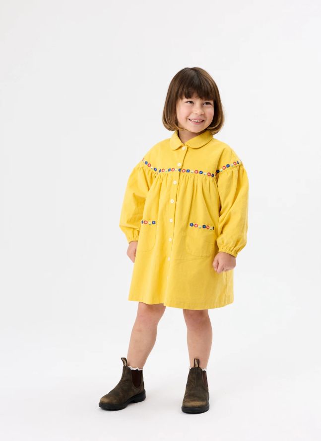 Robe Smockée Daisy | Jaune