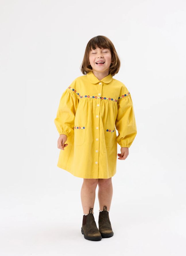Robe Smockée Daisy | Jaune