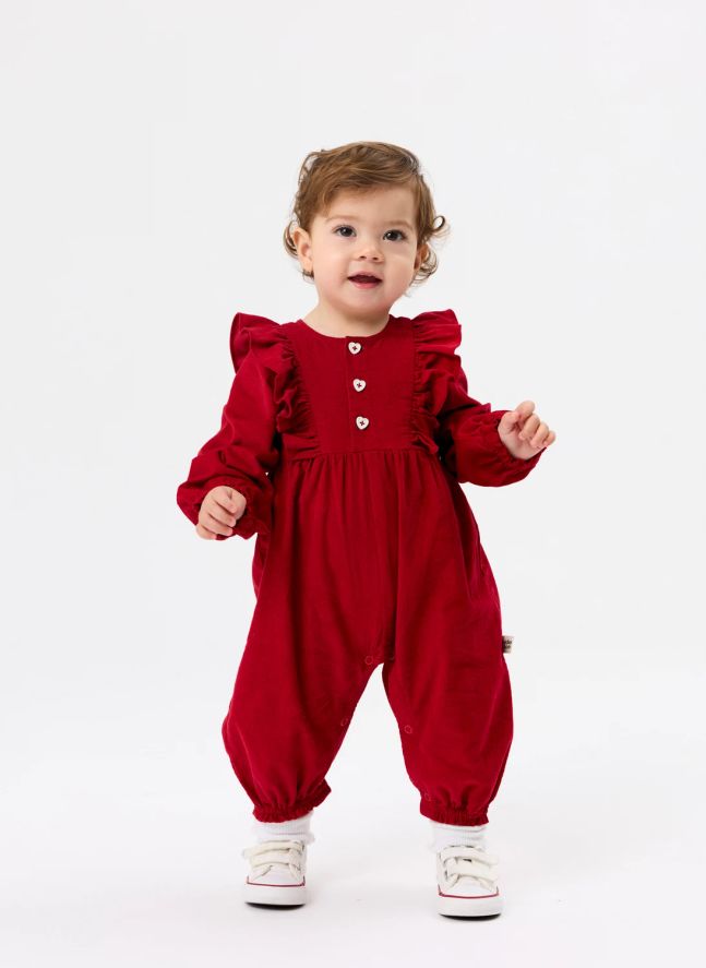 Combinaison Volants Sweet | Rouge