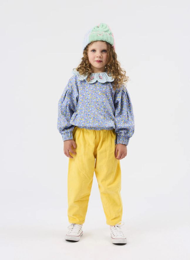 Blouse Posy Fleurie | Bleu