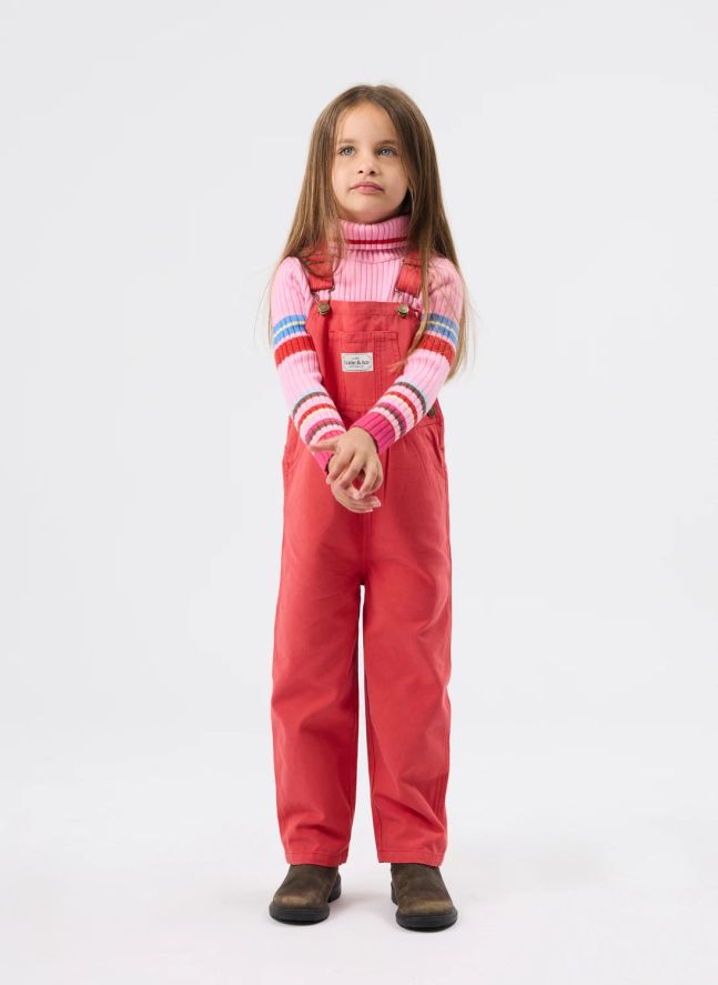 Salopette Austin Denim | Rouge