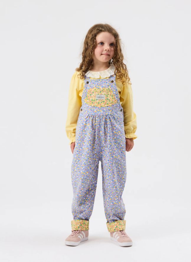 Salopette Posy Fleurie | Bleu