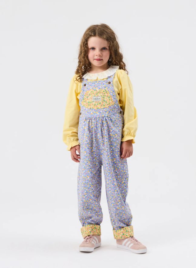 Salopette Posy Fleurie | Bleu