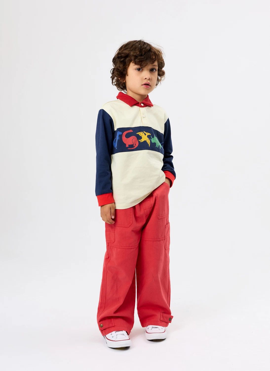 Polo Dinosaures | Bleu marine- Image produit n°3