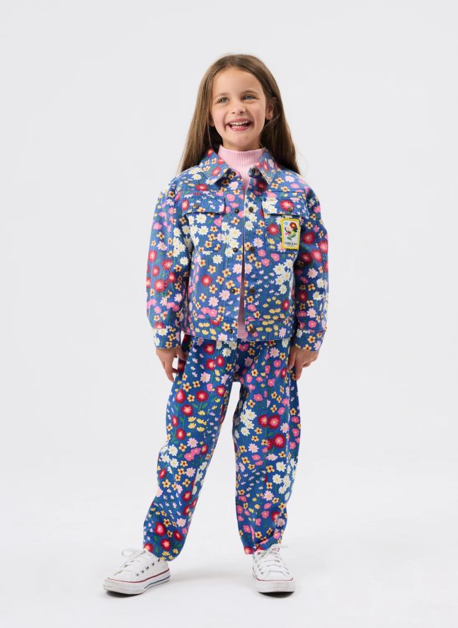 Pantalon Peony Fleuri | Bleu