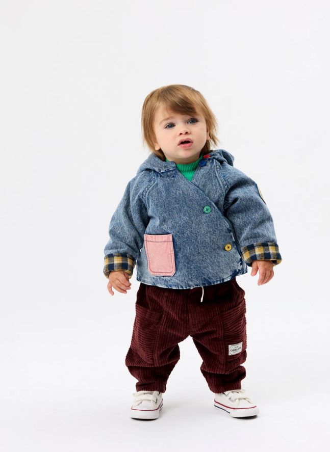 Veste Capuche Denim | Bleu