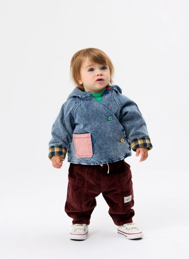 Veste Capuche Denim | Bleu