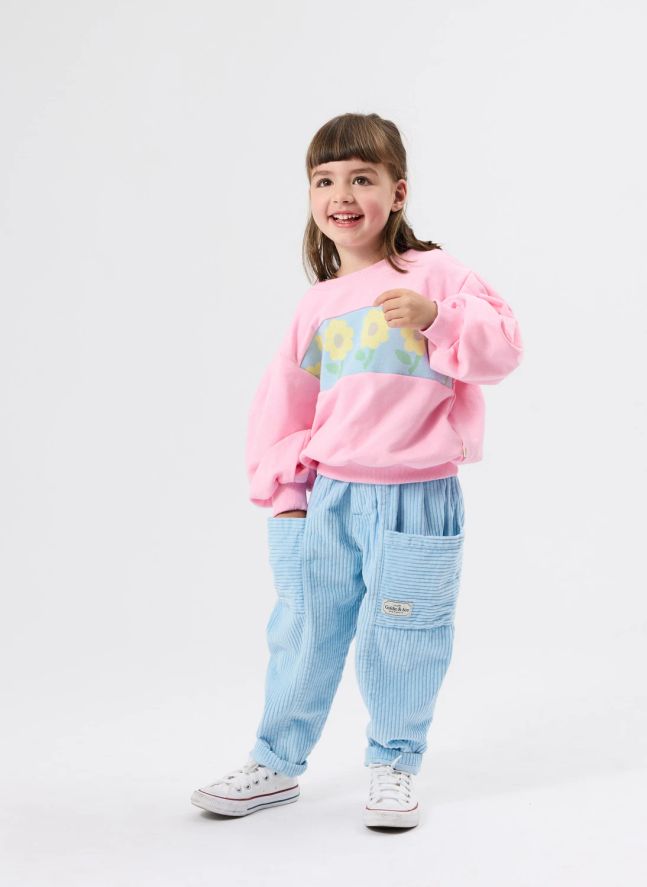Sweat Fleurs - Exclusivité Smallable | Rose