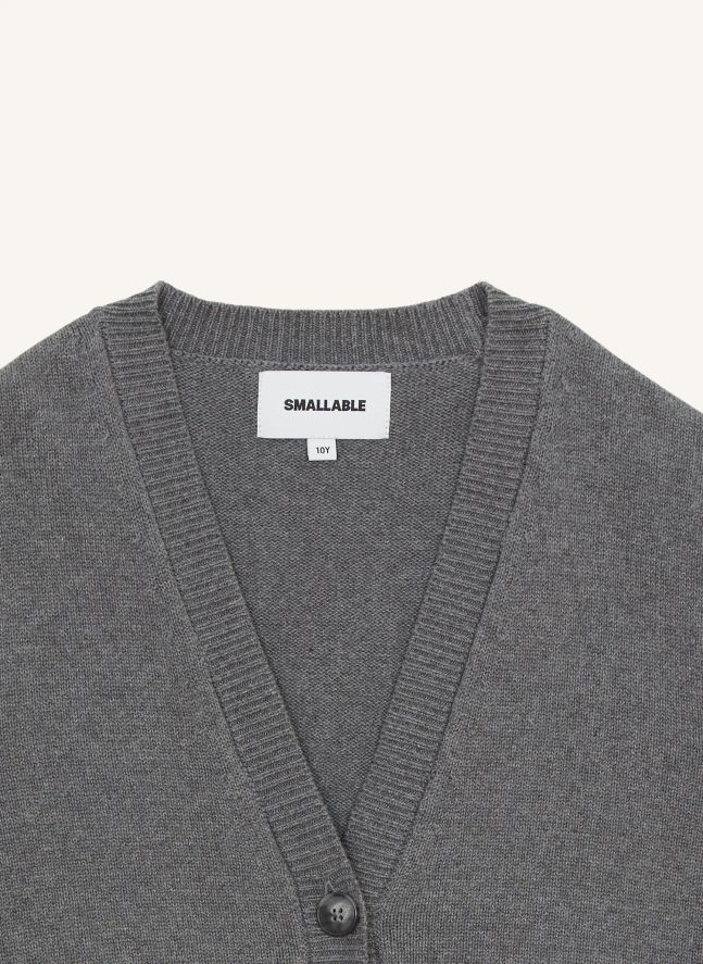 Gilet Sans Manches Mila Coton Bio | Gris chiné