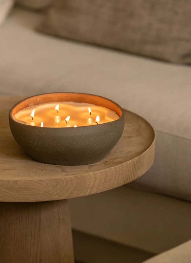 Doteki scented candle | Moss Green