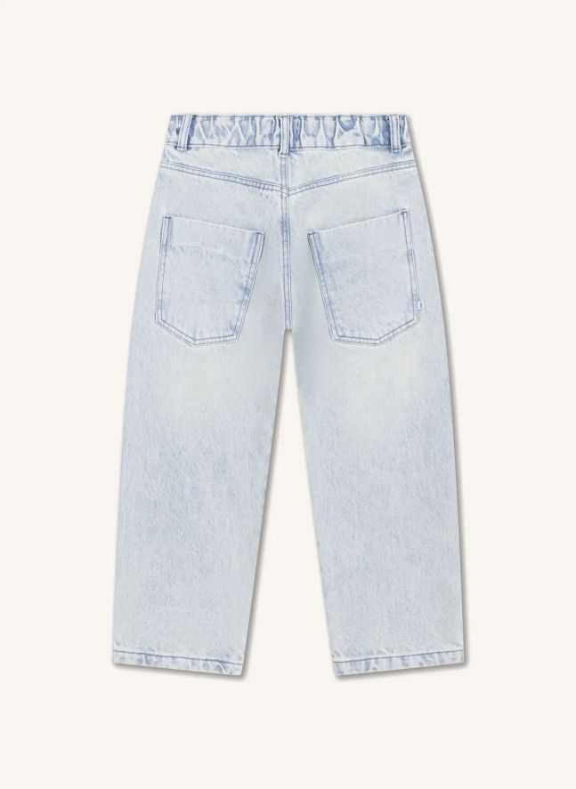 Jean Barrel Coton Bio | Bleu Clair
