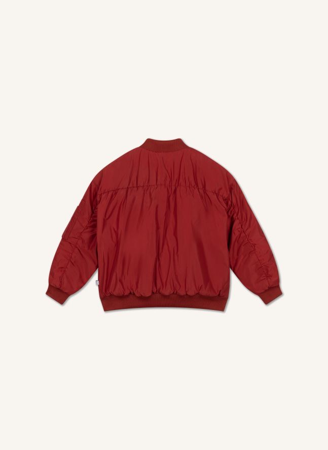 Bomber Fibres Recyclées | Rouge