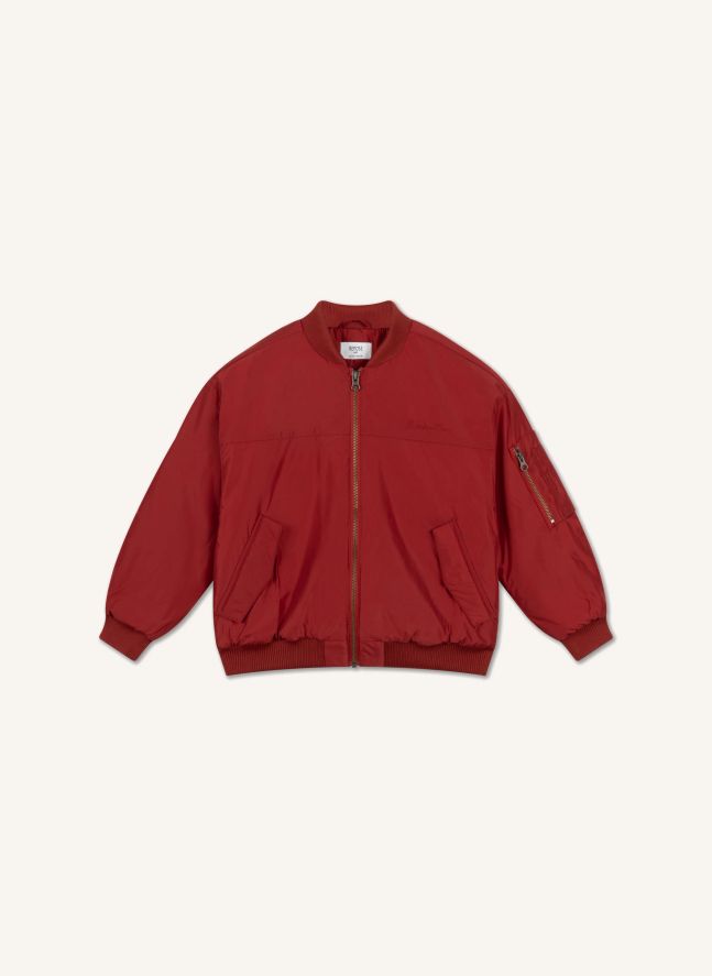 Bomber Fibres Recyclées | Rouge