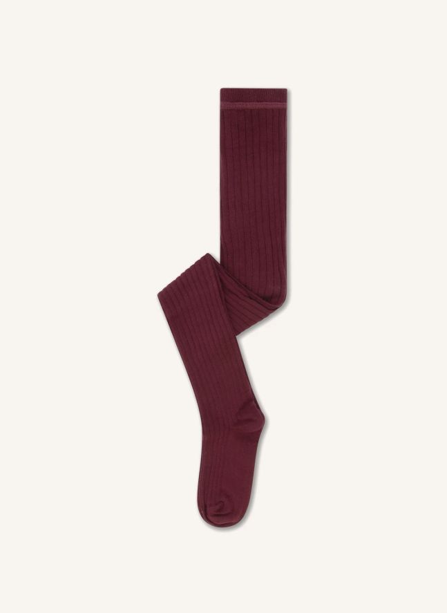 Collants Côtelés | Bordeaux