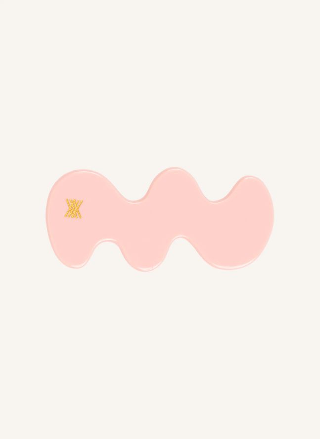 Barrette Wavy | Rose pâle