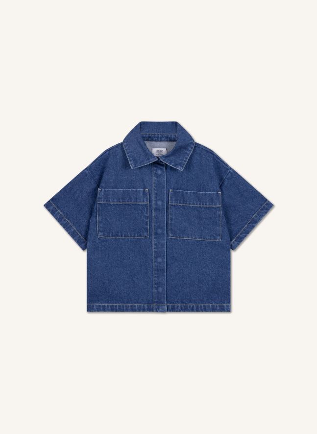 Chemise Denim Coton Bio | Bleu