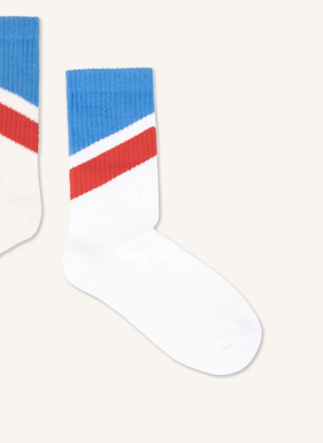 Lot de 3 Paires de Chaussettes Rayées | Ecru