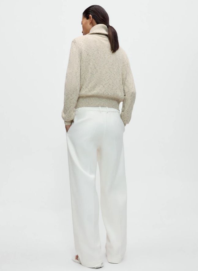 Cardigan Merino Laine | Ecru