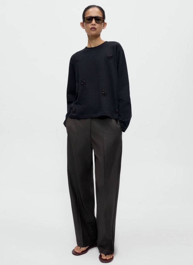 T-shirt Orné | Noir