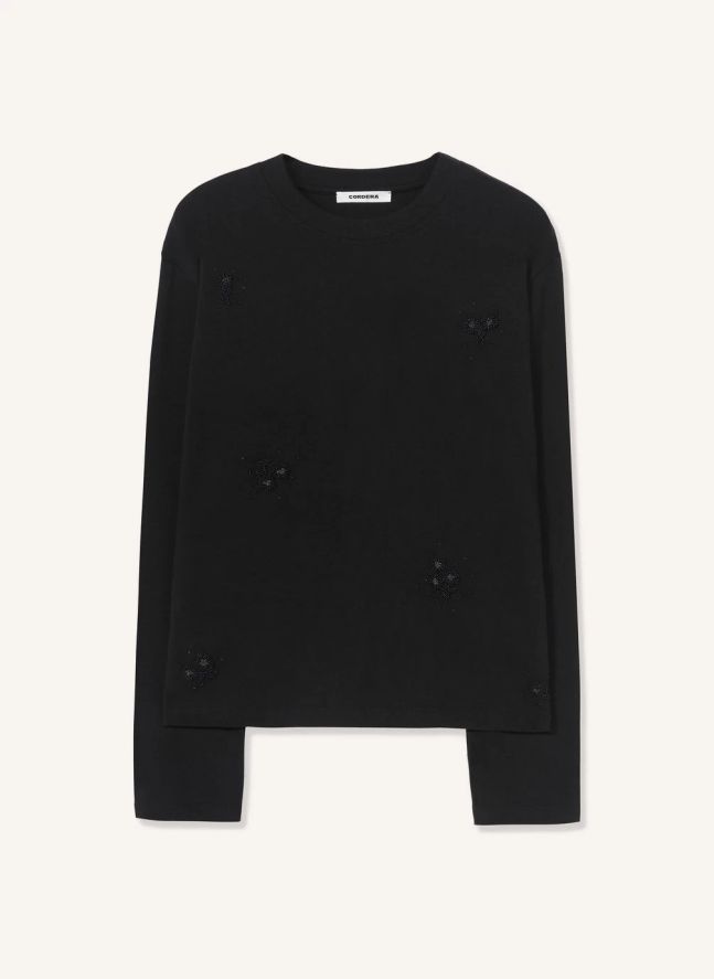 T-shirt Orné | Noir