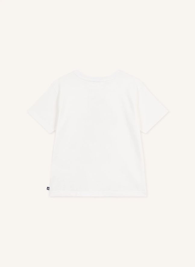 Camiseta Torre Eiffel Algodón orgánico | Blanco