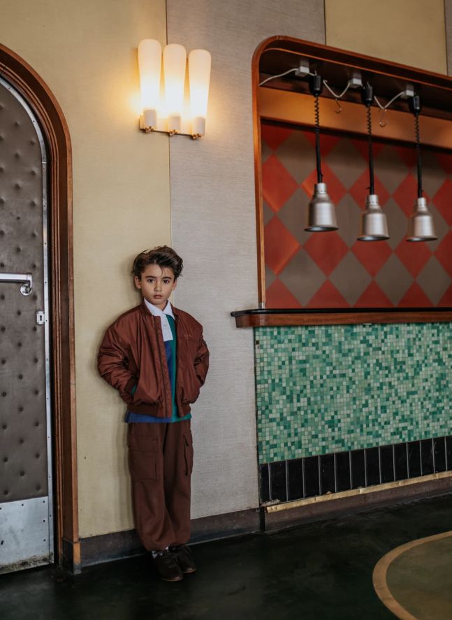Bomber Fibres Recyclées | Marron