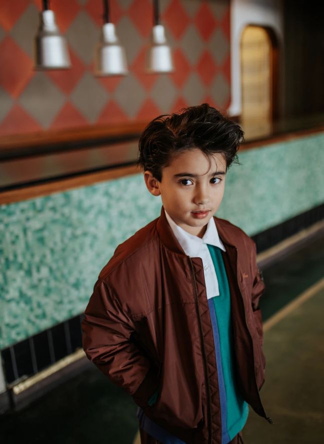Bomber Fibres Recyclées | Marron