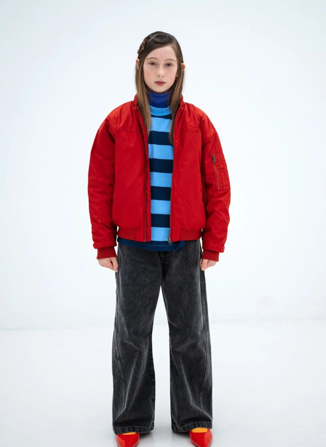 Bomber Fibres Recyclées | Rouge