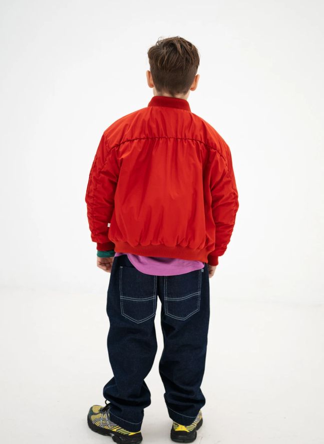 Bomber Fibres Recyclées | Rouge