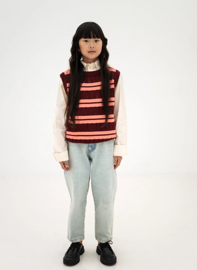 Jean Barrel Coton Bio | Bleu Clair