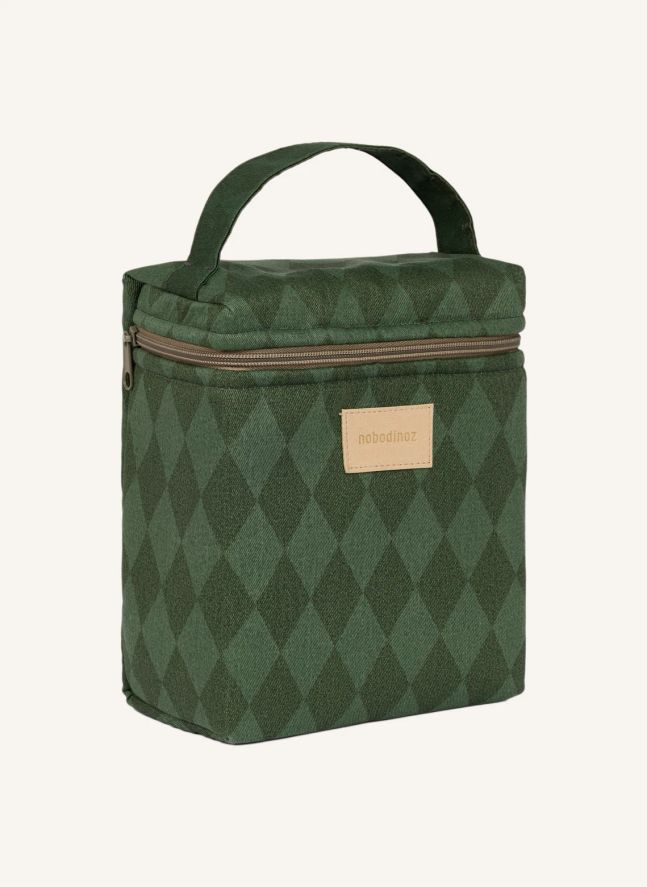 Lunch bag isotherme Hyde Park Diamonds | Vert