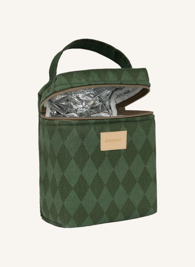 Lunch bag isotherme Hyde Park Diamonds | Vert