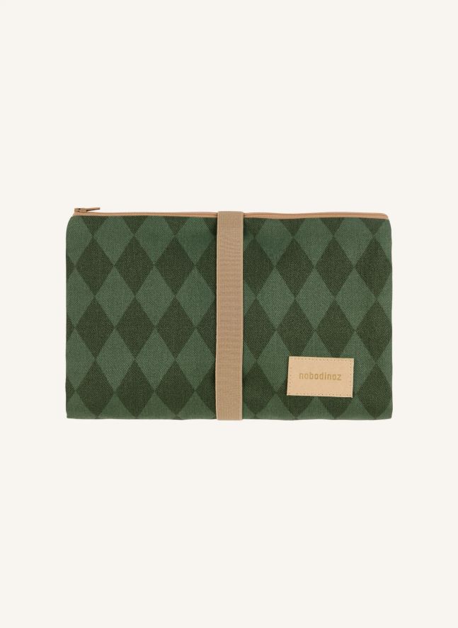 Cambiador de viaje Hyde Park Diamonds | Verde